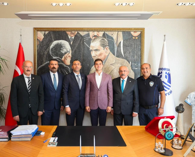 ÇAĞDAŞ-Sen Heyetinden Bodrum Belediye Başkanı Tamer Mandalinci’ye Ziyaret