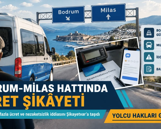Bodrum-Milas Hattında Fahiş Ücret İsyanı: Emekli Vatandaş Şikayetvar'a Taşıdı