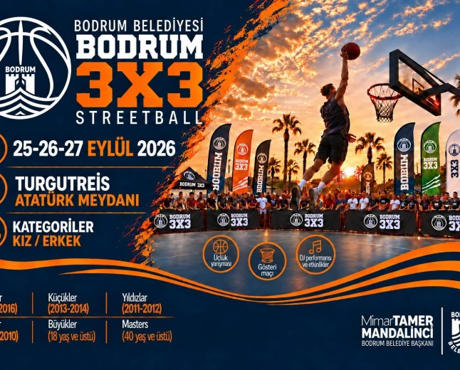 Bodrum 3X3 Streetball Turnuvası Turgutreis'te Başlıyor