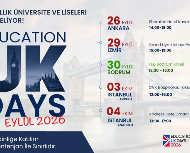 İngiltere'nin Önde Gelen Üniversiteleri Education UK Days İçin TED Bodrum Koleji'nde Buluşuyor