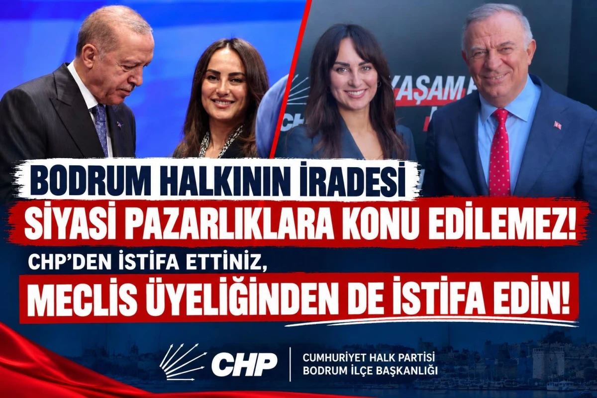 CHP Bodrum İlçe Başkanlığı’ndan Asuman Gülsoy’a İstifa Çağrısı: “Seçmenin Oylarını Yanınızda Götüremezsiniz”