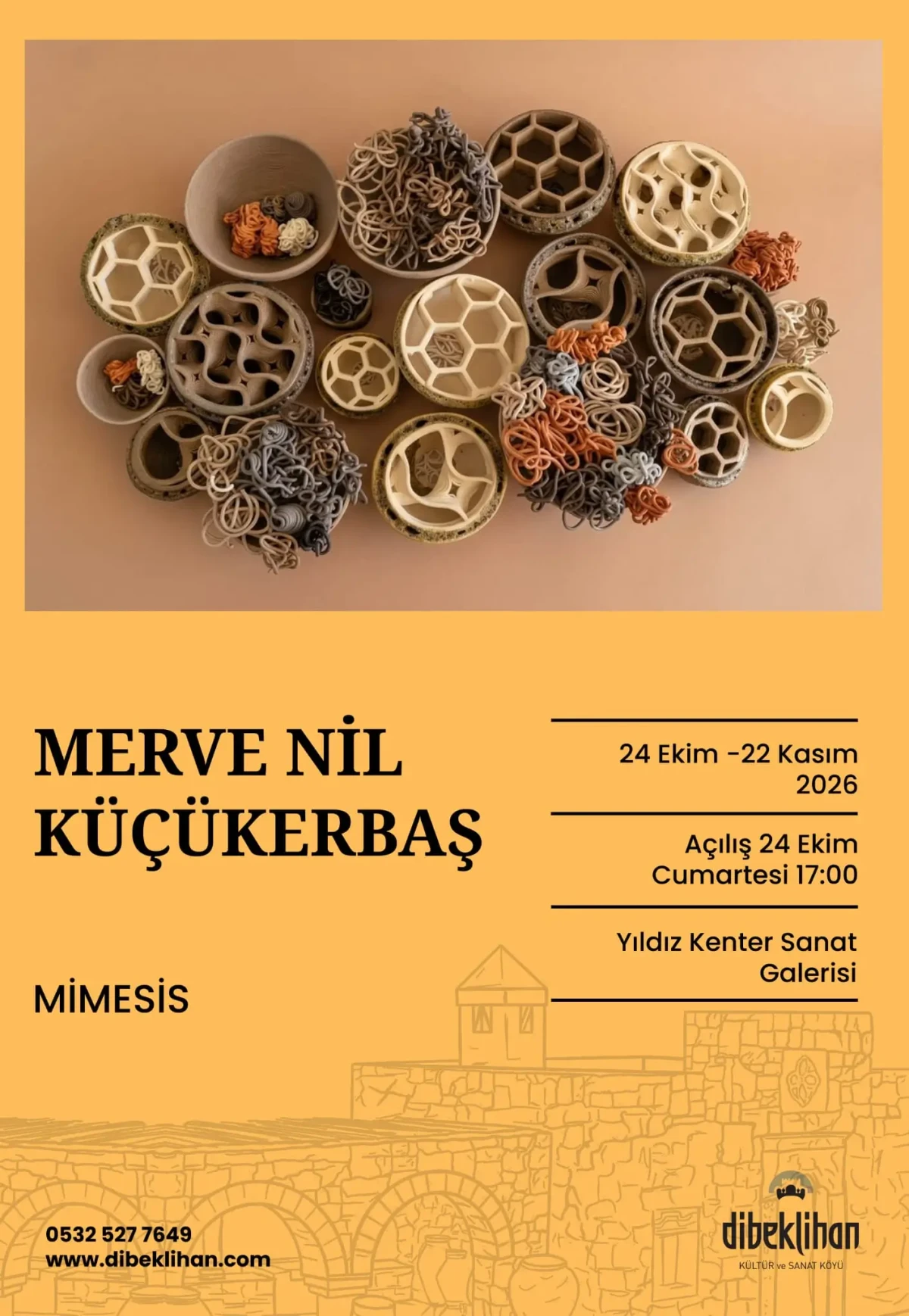 Dibeklihan’da Sanat Dolu Hafta Sonu: Merve Nil Küçükerbaş’ın “MİMESİS” Sergisi Kapılarını Açıyor