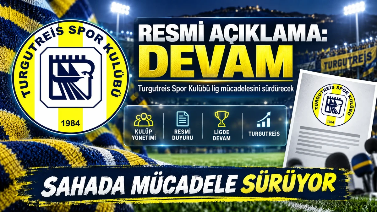 Turgutreis Spor Kulübü’nden Net Karar: “Yolumuza Devam Ediyoruz”