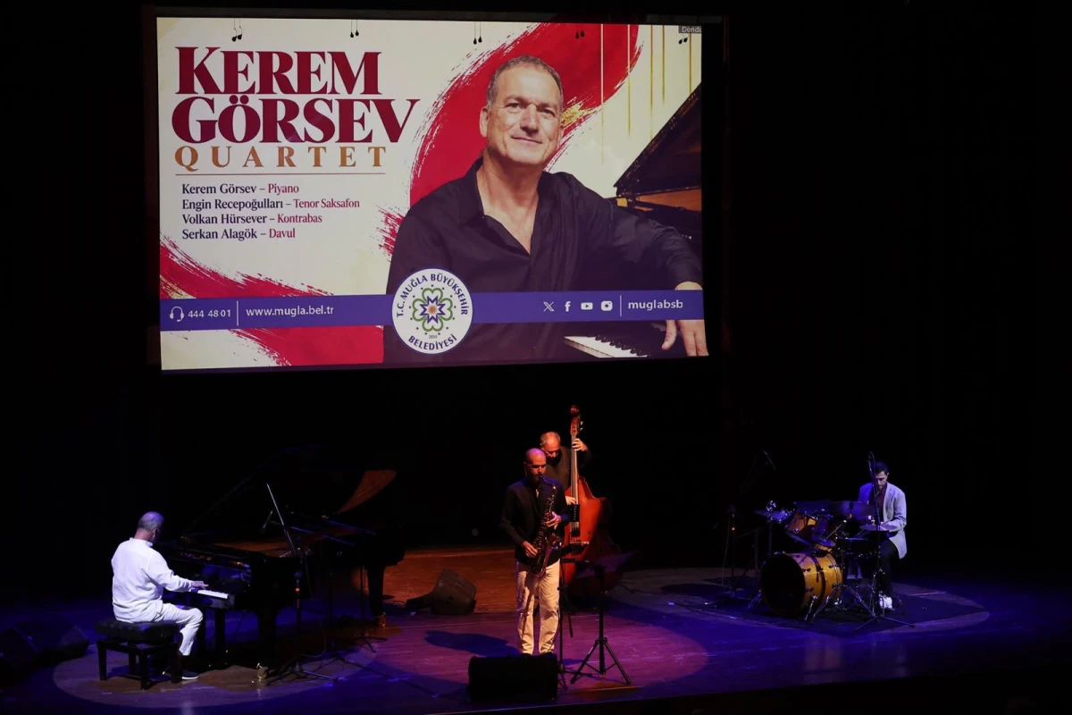 Kerem Görsev Quartet Muğla’da Sahne Aldı: Başkan Aras’tan “Caz, Özgürlüğün Müziğidir” Vurgusu