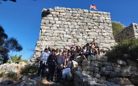Bodrum Belediyesi’nden Kültür Ve Tarih Buluşması: Öğrenciler Pedasa Antik Kenti’ni Gezdi