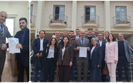 Yeni Parti Bodrum İlçe Başkanlığı’nda Mazbata Sevinci: Tuna Işın Görevi Devraldı