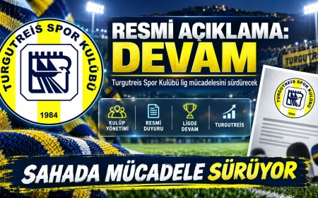 Turgutreis Spor Kulübü’nden Net Karar: “Yolumuza Devam Ediyoruz”