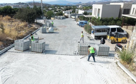 Bodrum Belediyesi’nden Yol Yapım Hamlesi: 510 Sokakta Parke Çalışması Tamamlandı