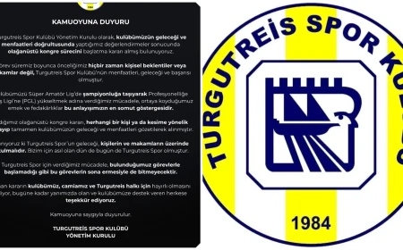 Turgutreisspor’da Yönetimden Olağanüstü Kongre Kararı: “Asıl Olan Turgutreis Spor’dur”