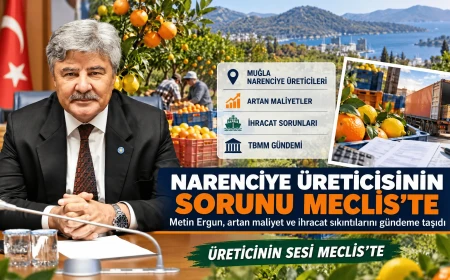 İYİ Parti’li Metin Ergun’dan Muğla Narenciye Üreticileri İçin Meclis’te Soru Önergesi