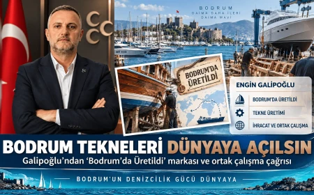 MHP Bodrum İlçe Başkanı Engin Galipoğlu’ndan Denizcilik Çağrısı: “Teknelerimiz ‘Bodrum’da Üretildi’ Markasıyla Dünyaya Açılsın”