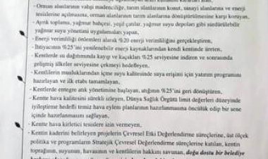 Başkan Gümüş, ‘Doğa Dostu Belediye Başkanı Taahhütnamesi’ni İmzaladı