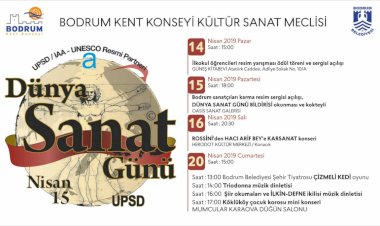 15 Nisan Dünya Sanat Günü Etkinlikleri