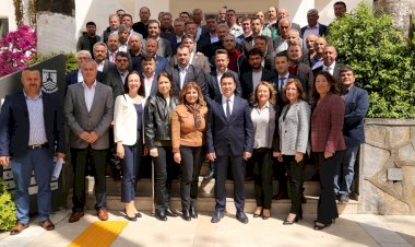 Muhtarlardan Başkan Aras’a Hayırlı Olsun Ziyareti