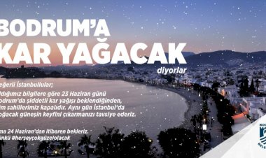 Bodrum'da Kar Var!