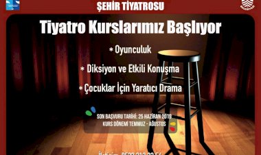 Şehir Tiyatrosu Kursları Başlıyor