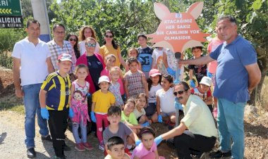 Çamlık'a Çevreci Tabelalar Yerleştirildi