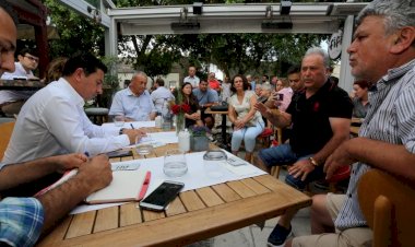 Başkan Aras Eskiçeşme Sokaklarında