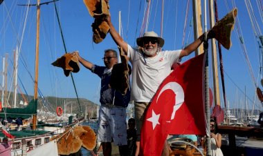 Son Süngerciye Bodrum’da Coşkulu Karşılama