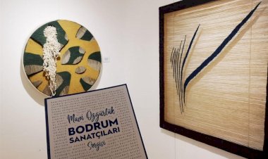 “Mavi Özgürlük” Bodrum Sanatçıları Sergisi Açıldı