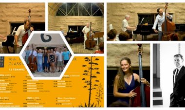 Gümüşlük Festivalinde “Kumda Kontrbas” Konseri