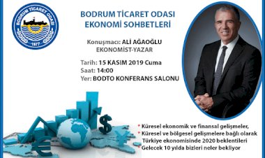 Ekonomi Sohbetlerinin Konuğu Ekonomist-Yazar Ali Ağaoğlu