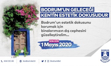 Bodrum’da Binaların Dış Cepheleri Güzelleşecek