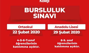 Bodrum Bahçeşehir Koleji Bursluluk Sınavı, 22 ve 29 Şubat'ta
