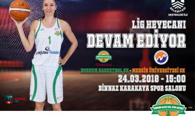 Kırçiçeği Bodrum Basket Takımı Mersin Üniversitesini Misafir Edecek