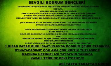 Bodrumspor Bu Hafta Tuzlasporu Ağırlayacak