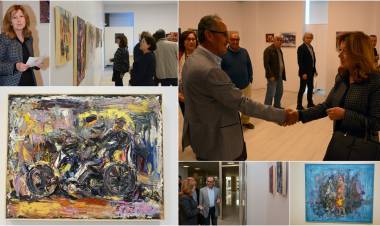 Özcan Tunç Resim Sergisi Sanatseverlerle Buluştu
