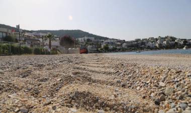 Bodrum Sahilleri Yaza Hazırlanıyor