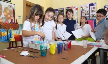 Bodrum Özel Marmara Kolejinde Dünya Sanat Haftası