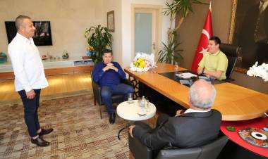 Bodrum Çiftlik Mustafa Yazıcı İlkokulu ve Ortaokulu’ndan Bodrum Belediyesine Ziyaret