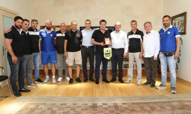 KKTC Turizm Bakanı Ataoğlu'ndan Başkan Kocadon'a Ziyaret 