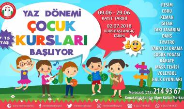 Yaz Kurslarına Kayıtlar Başlıyor