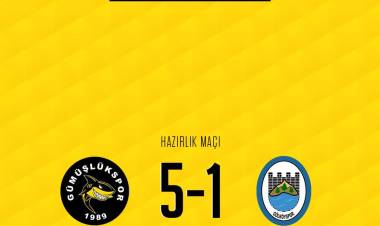 Gümüşlükspor'dan Hazırlık Maçında Farklı Tarife