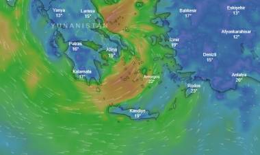 Beklenen Fırtına Bodrum'uTeğet Geçti