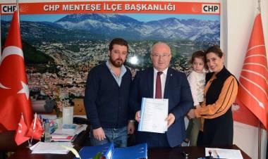 Menteşe'de Bahattin Gümüş  Devam Etmek İçin Aday Adaylığı Başvurusunu Gerçekleştirdi