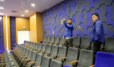 Başkan Kocadon, Kültür Merkezi’nde Çlışmaları İnceledi