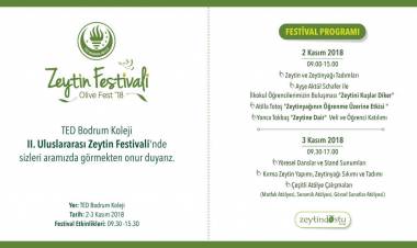 TED Bodrum Koleji II. Uluslararası Zeytin Festivali