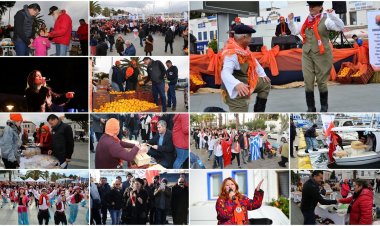 12. Bodrum Mandalina Şenliği Renkli Görüntülere Sahne Oldu