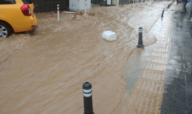Bodrum'da Yaşanan Selde Kameralara Yansıyanlar