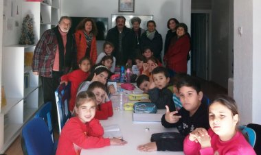 Bodrum Şehir Tiyatrosu Sanatçıları Karaovalı Öğrencilerle Buluştu